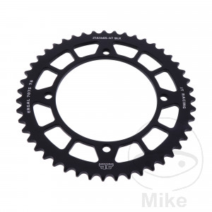 Alu-Kettenrad 47Z Teilung 420 schwarz JT Innendurchmesser 110 Lochkreis 126