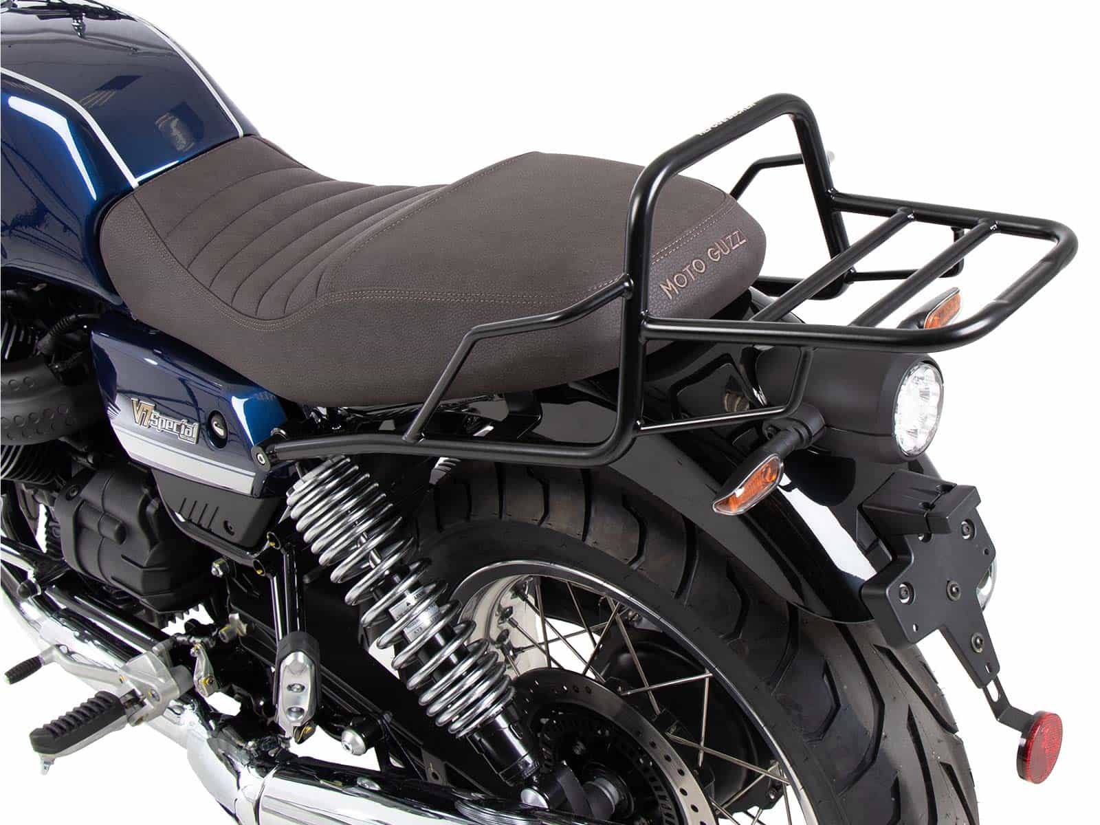Rohrgepäckbrücke Topcaseträger schwarz für Moto Guzzi V7 Special/Stone/Centenario (850 ccm) (2021-2024)