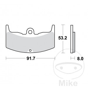 Bremsklotz Standard TRW Alternative: 7328263
