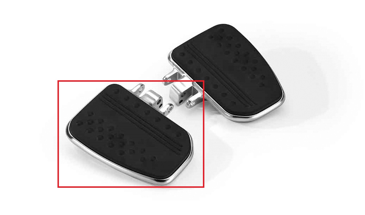 77258562683-Trittbrett-links Original BMW Trittbrett Sozius links für K48 K1600GTL ab 2015 K61 K1600 Bagger