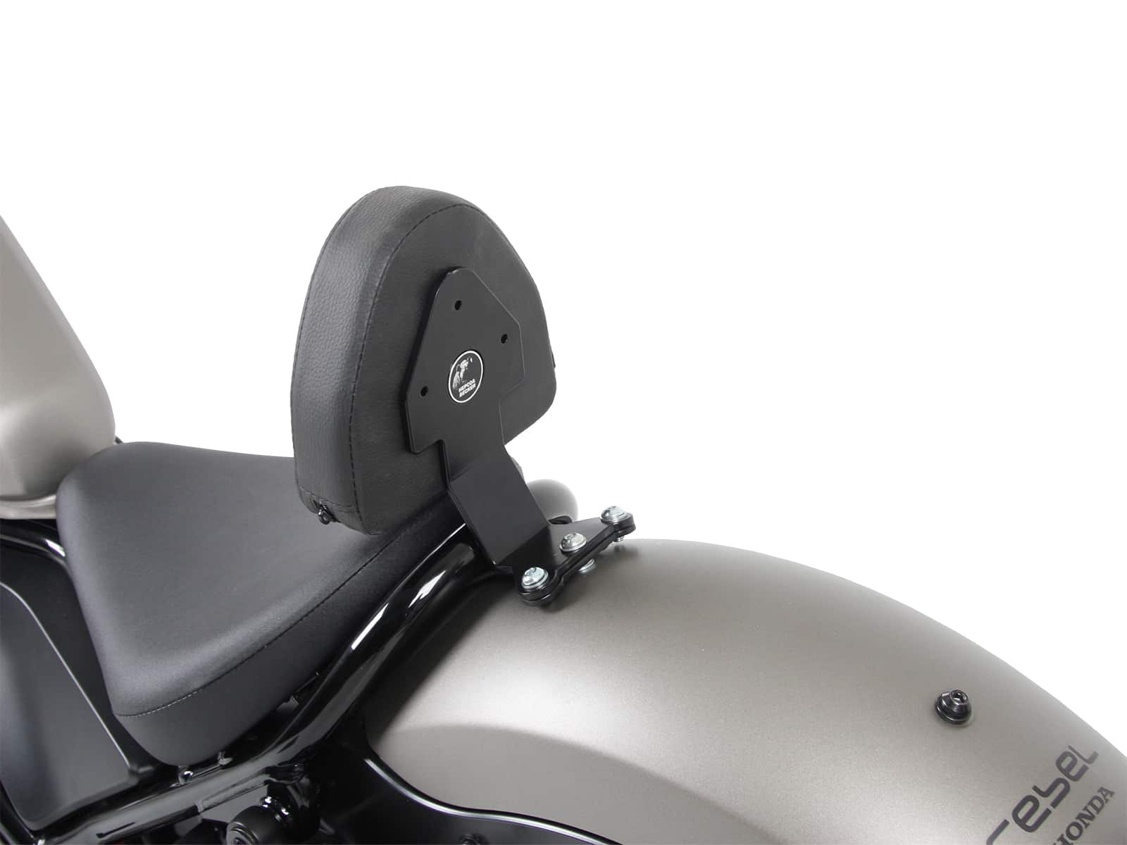 Fahrer-Rückenlehne mit Polster schwarz für Honda CMX 500 Rebel (2017-)