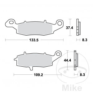 Bremsklotz Sinter TRQ TRW Alternative: 7321755