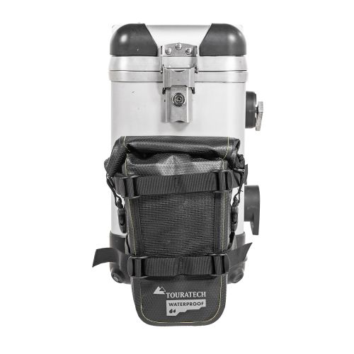 Zubehörhalter Set mit Zusatztasche+ EXTREME Edition by Touratech Waterproof für Motorradkoffer ZEGA Pro / ZEGA Mundo