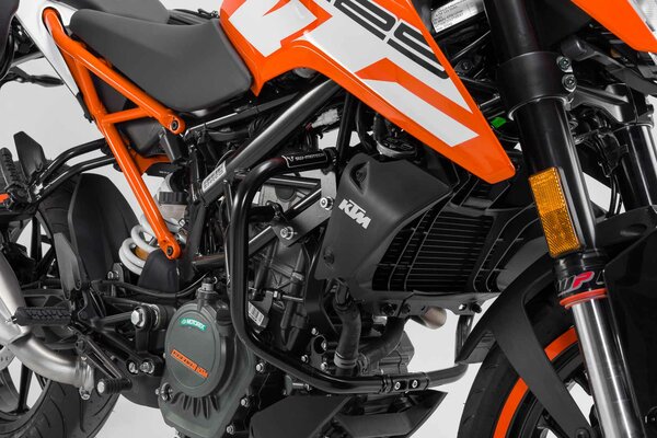 Sturzbügel Schwarz. KTM 125 (11-20) / 200 Duke (11-16).