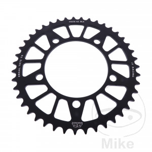 Alu-Kettenrad 43Z Teilung 520 schwarz JT Innendurchmesser 110 Lochkreis 130.8