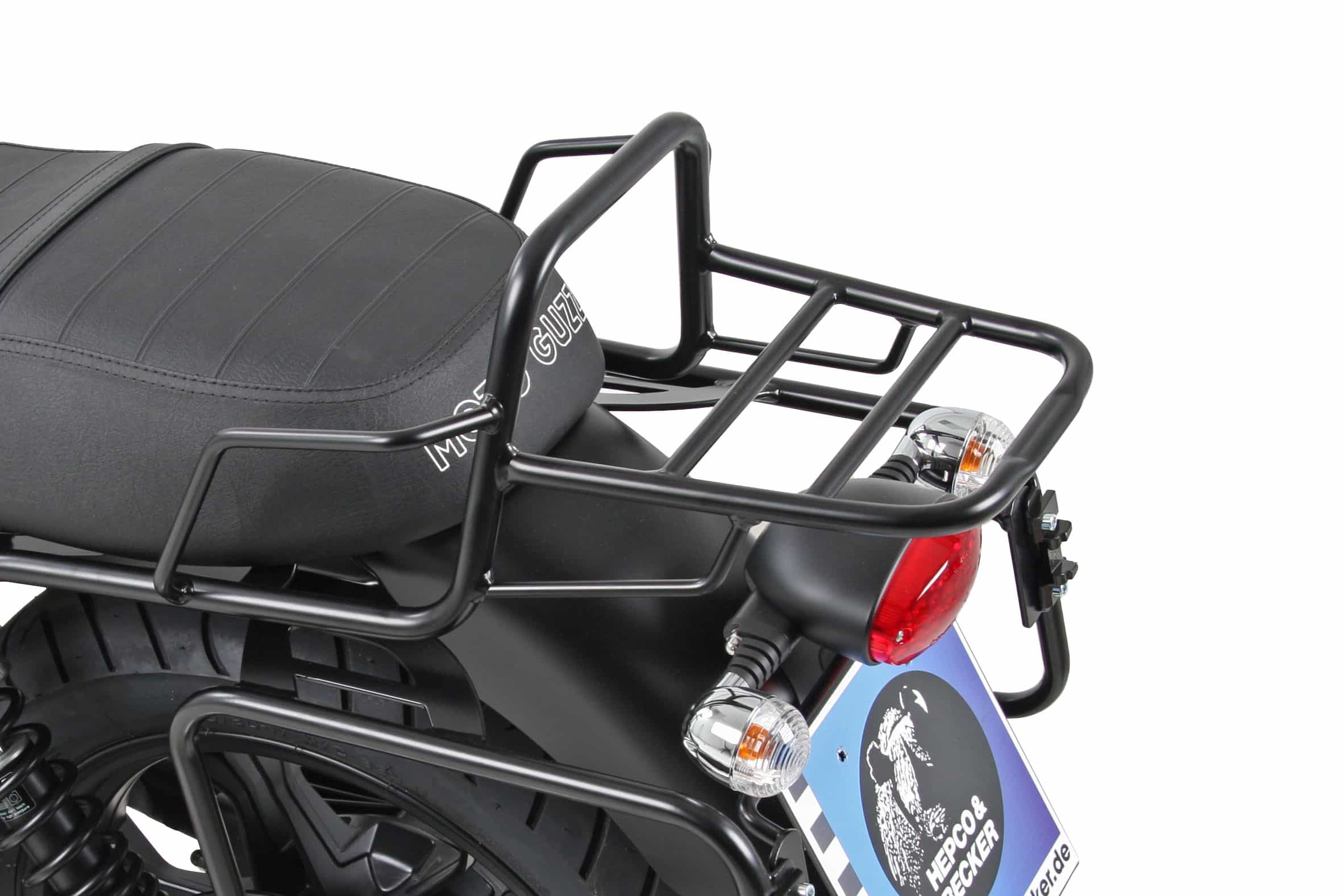 Rohrgepäckbrücke Topcaseträger schwarz für Moto Guzzi V 7 Classic/Café Classic/Special (2008-2014)