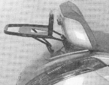 Rohrgepäckbrücke Topcaseträger silber für Aprilia Atlantic 500 (2002-2005)