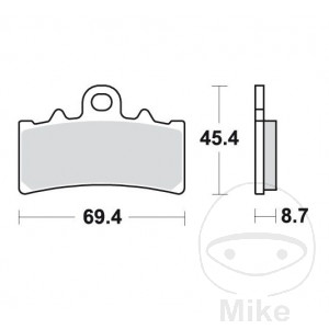 Bremsklotz Sinter vorne TRW Alternative: 7370505