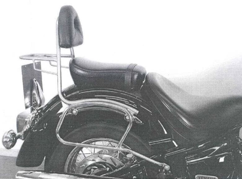 Sissybar ohne Gepäckträger chrom für Yamaha XVS 1100 A Drag Star Classic (2001-2007)