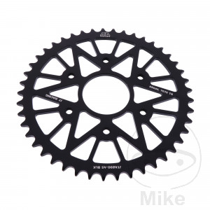 Alu-Kettenrad 45Z Teilung 520 schwarz Innendurchmesser 063 Lochkreis 110