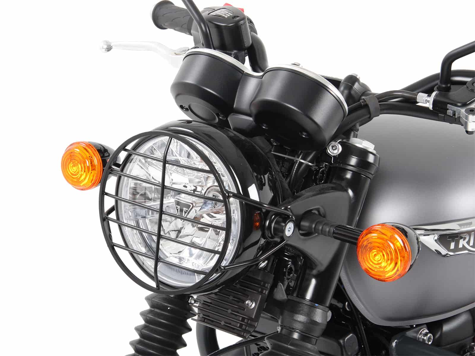 Lampenschutzgitter schwarz für Triumph Bonneville T 100/Black (2017-2025)