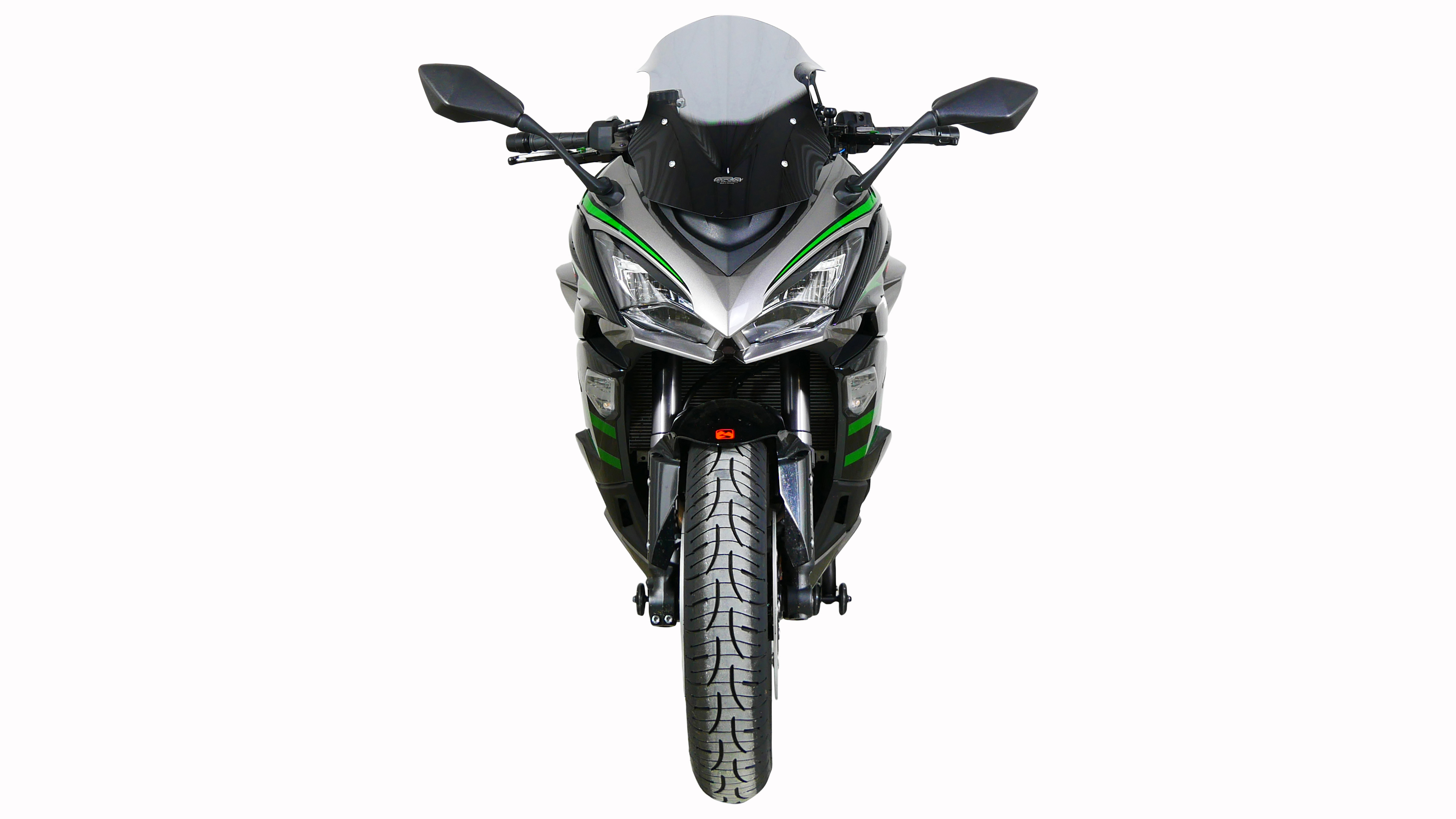NINJA 1000 SX - Racingscheibe "R" 2020- - rauchgrau