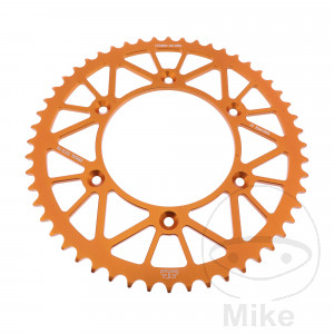 Alu-Kettenrad 52Z Teilung 520 orange JT Innendurchmesser 125 Lochkreis 150