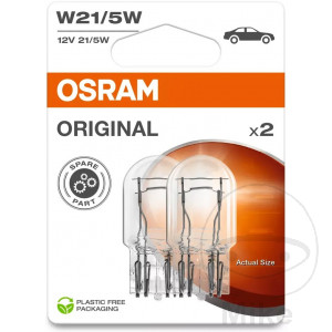 Lampe 12V21/5W W3X16Q Osram 2 Blister JMP 1590148