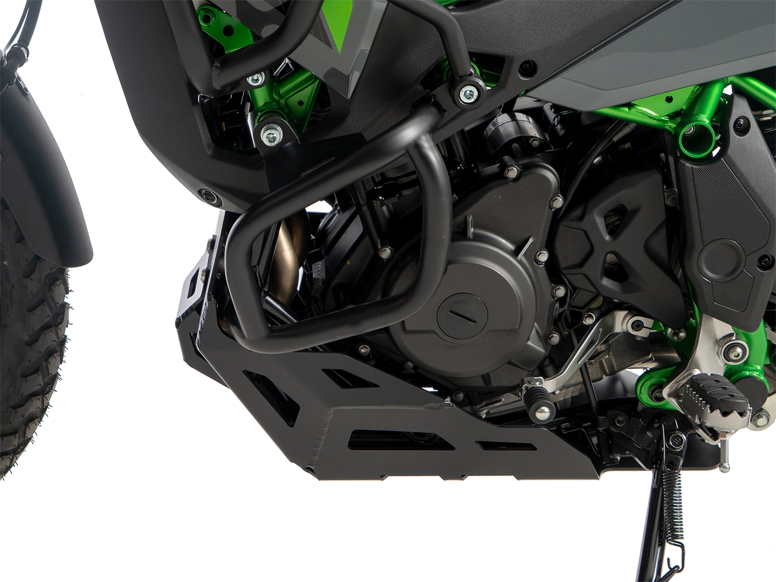 Motorschutzplatte schwarz für Kawasaki KLE 500 / SE (2026-)