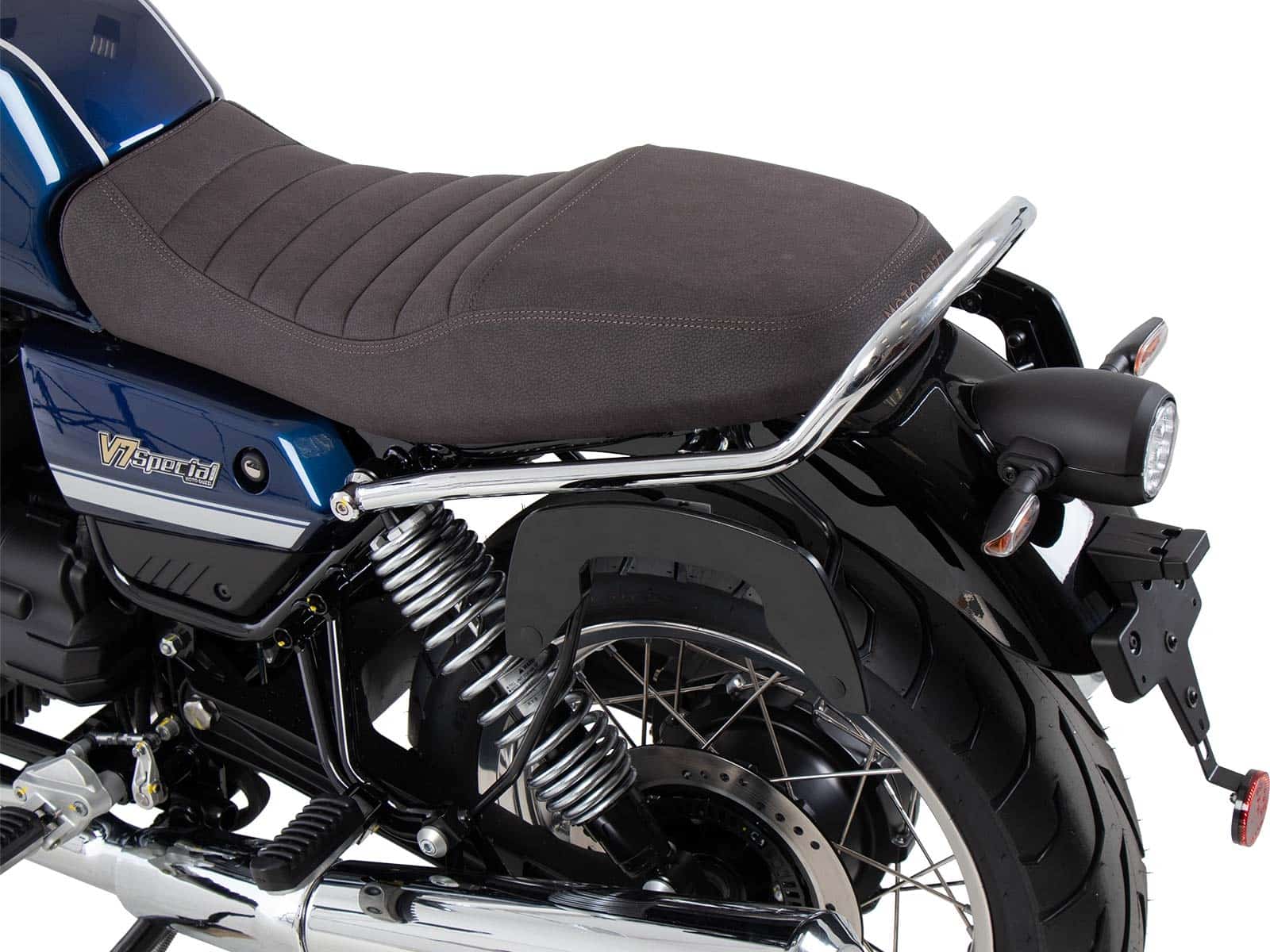 C-Bow Seitenträger schwarz für Moto Guzzi V7 Special/Stone/Centenario (850 ccm) (2021-2024)