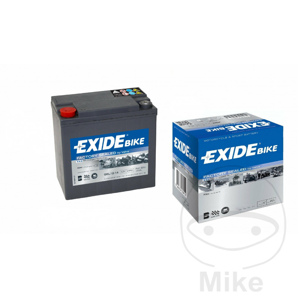 Batterie Motorrad Gel 12-14 Exide Alternative: 7073950