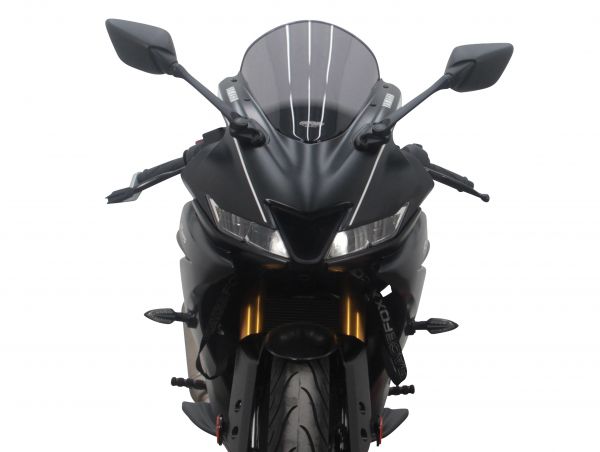 YZF R125 - Racingscheibe "R" 2019-2022 - rauchgrau