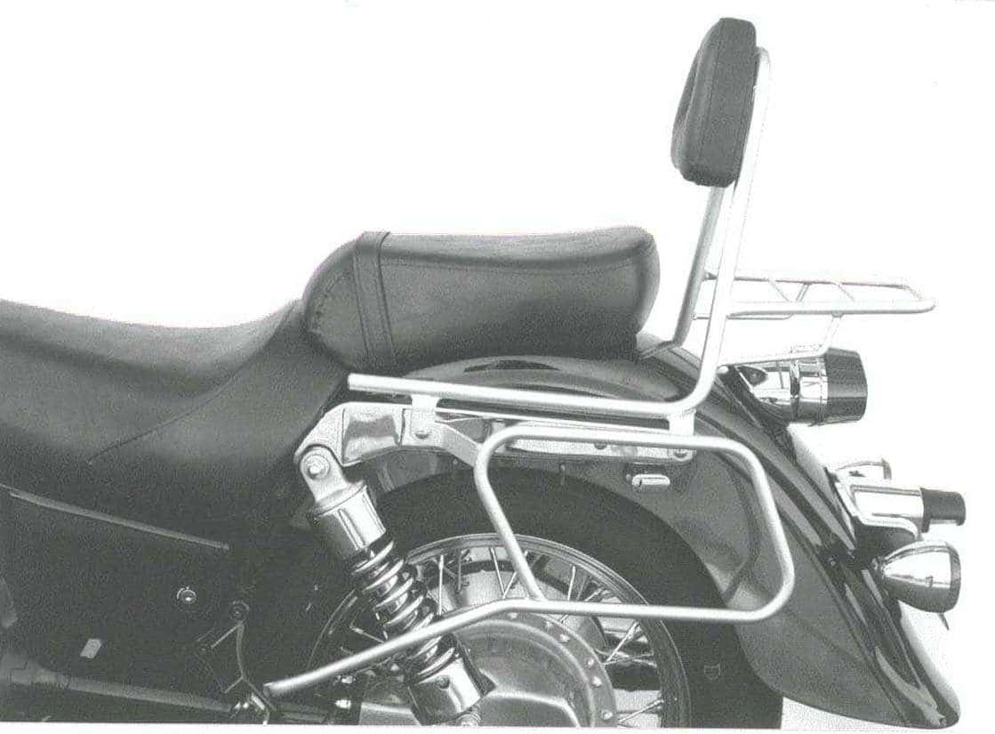 Sissybar mit Gepäckträger chrom für Kawasaki VN 1500 Classic (1996-2002)