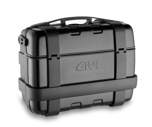 Trekker 33 - Monokey Koffer schwarz mit Cover Alu schwarz / Max Zuladung 10 kg