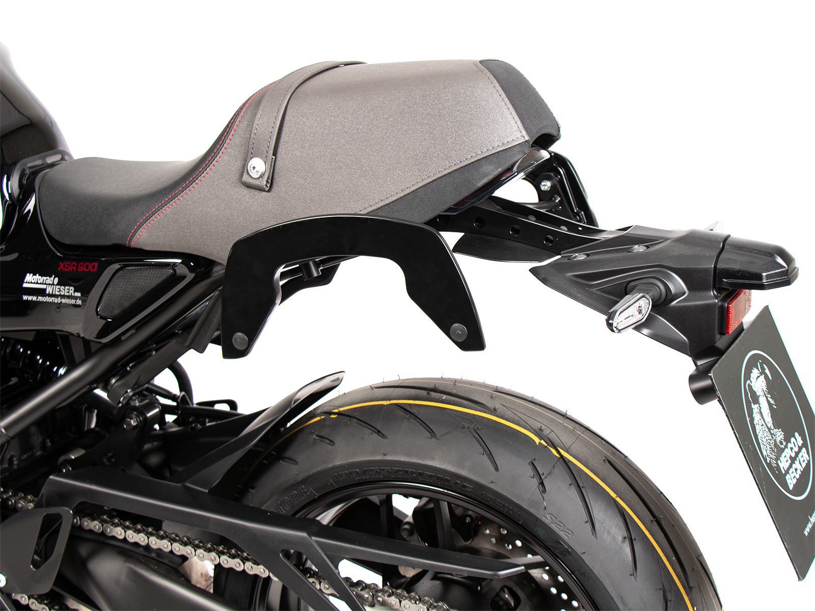 C-Bow Seitenträger schwarz für Yamaha XSR 900 (2022-)