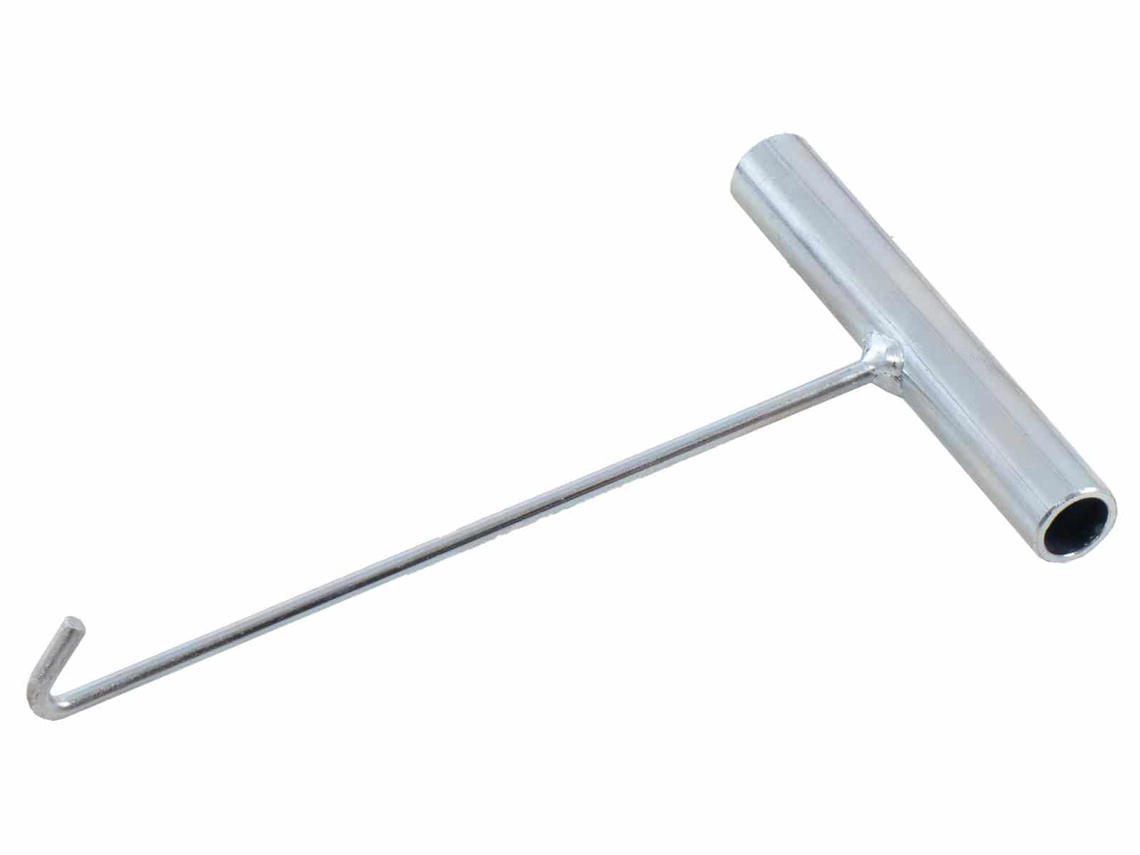 Werkzeug zum leichteren Einhängen der Zugfeder beim Hauptständer