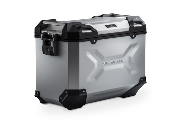 TRAX ADV L Seitenkoffer. Aluminium. 45 l. Links. Silbern.