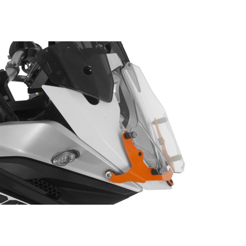 Scheinwerferschutz Makrolon mit Schnellverschluss, orange, für KTM 1050, 1090, 1190 Adventure/ R, 1290 Super Adventure *OFFROAD USE ONLY*
