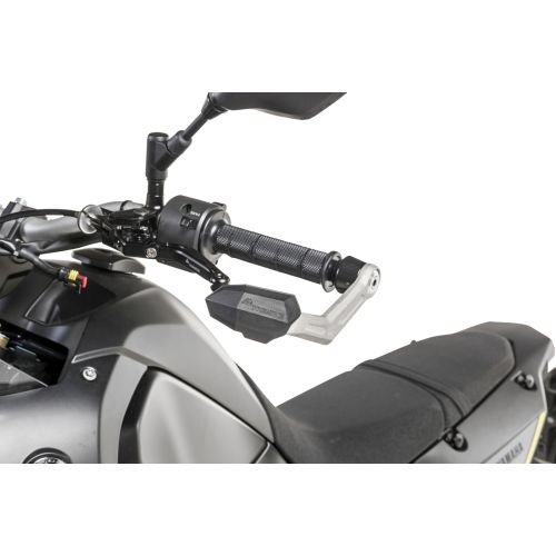 Handprotektoren DEFENSA Leverguard, silber, Yamaha Ténéré 700 / World Raid
