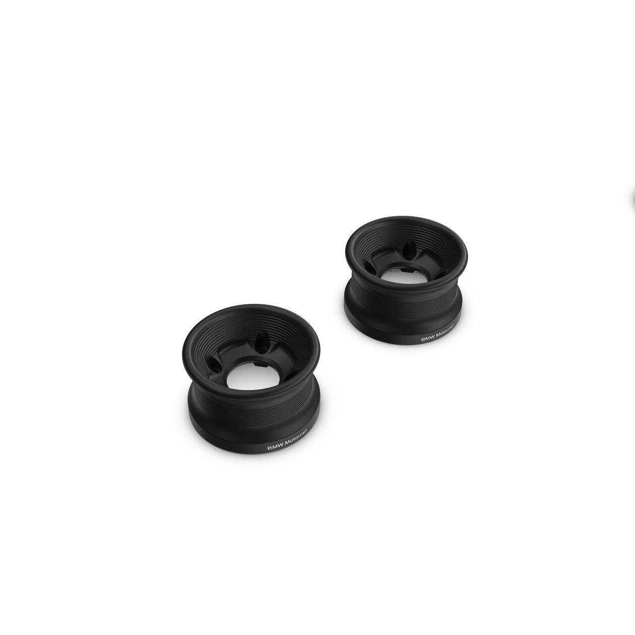 Satz Abschlusskappe Endschalldämpfer RSD schwarz 77112469287 für BMW K34 R18 Classic + Roctane 