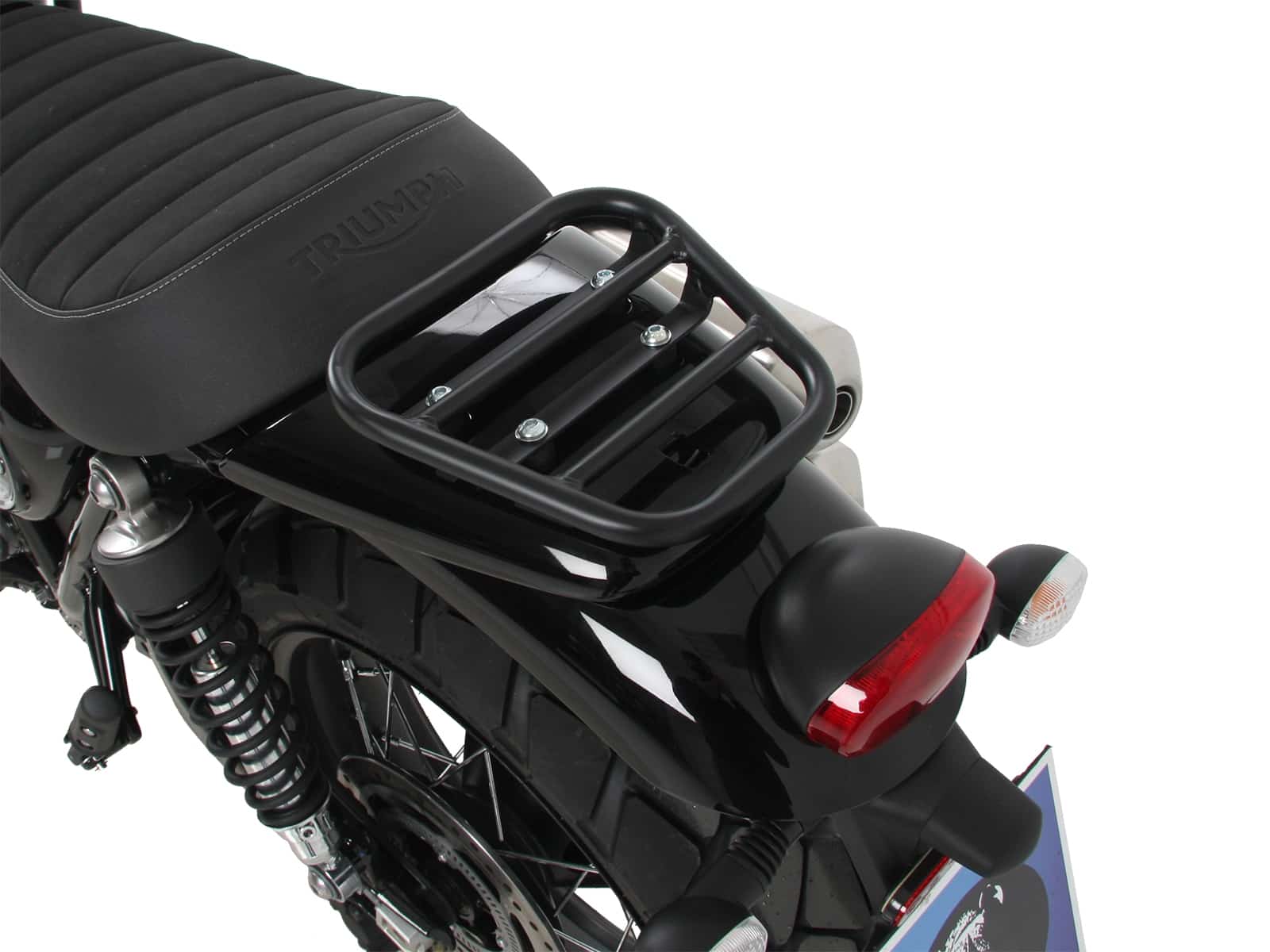 Solorack ohne Rückenlehne schwarz für Triumph Street Scrambler / Scrambler 900 (2017-)
