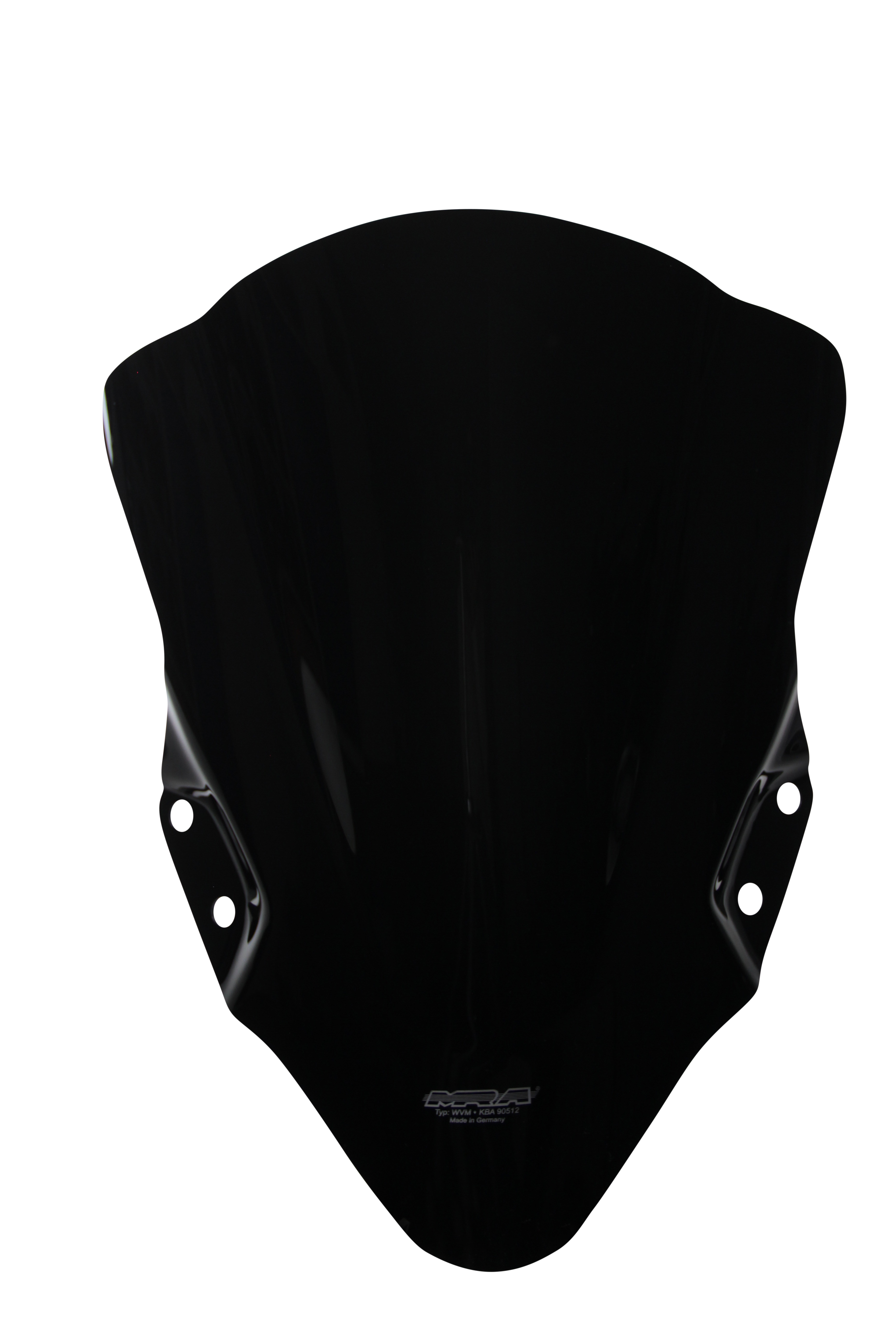 NINJA 250/400 - Racingscheibe "R" 2018-2023 - rauchgrau