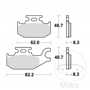Bremsklotz Sinter SI TRW Alternative: 7322134