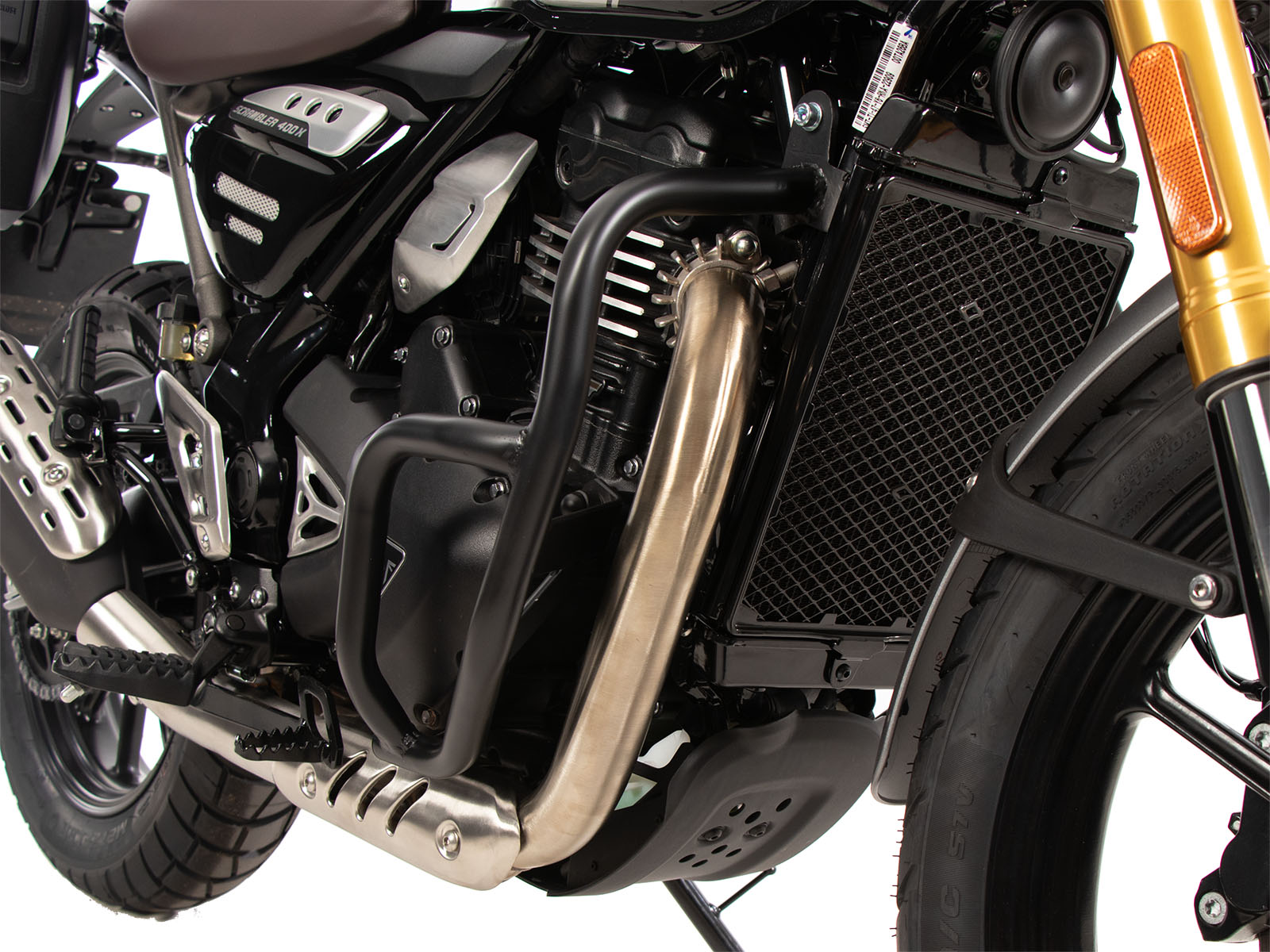 Motorschutzbügel schwarz für Triumph Scrambler 400 X (2024-)