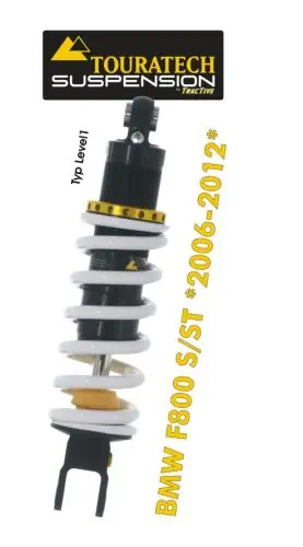 Touratech Suspension Federbein für BMW F800S/ST (2006-2016) Typ Level1/Level2