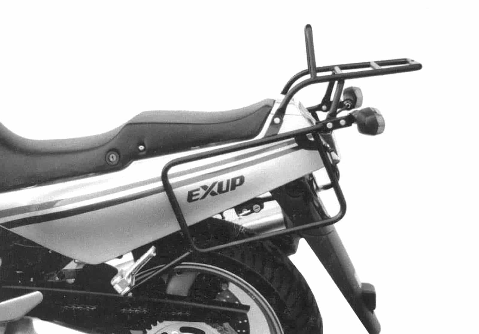 Komplettträgerset (Seitenkofferträger und Rohrgepäckbrücke Topcaseträger) schwarz für Yamaha FZR 1000 (1991-1994)