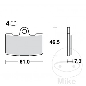 Bremsklotz Sinter vorne TRW Alternative: 7323165