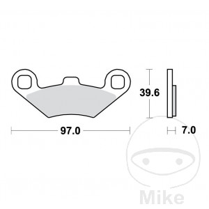 Bremsklotz Sinter Scooter TRW Alternative: 7370113