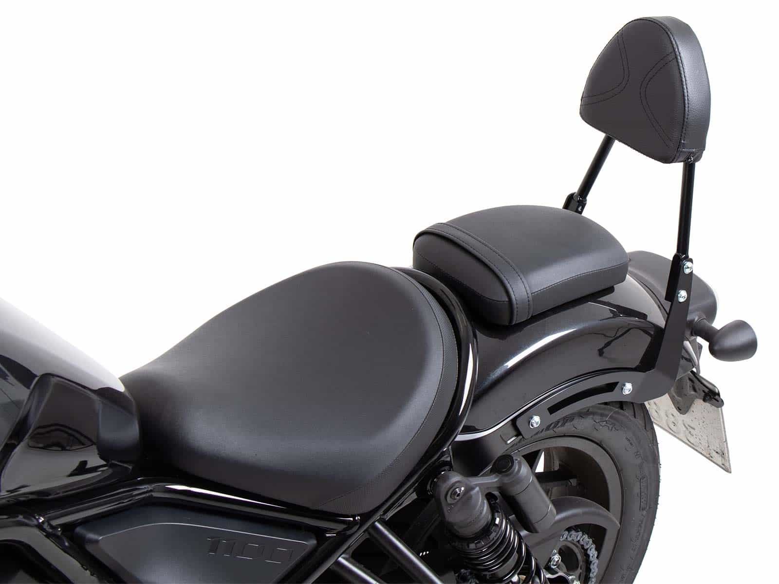 Sissybar ohne Gepäckträger schwarz für Honda CMX 1100 Rebel / DCT (2021-2024)