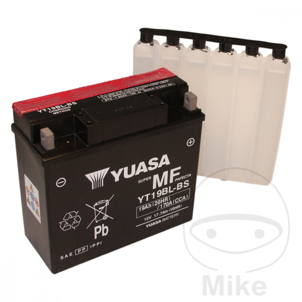 Batterie Motorrad YT19BL-BS Yuasa EXIDE 2655 0168 4644