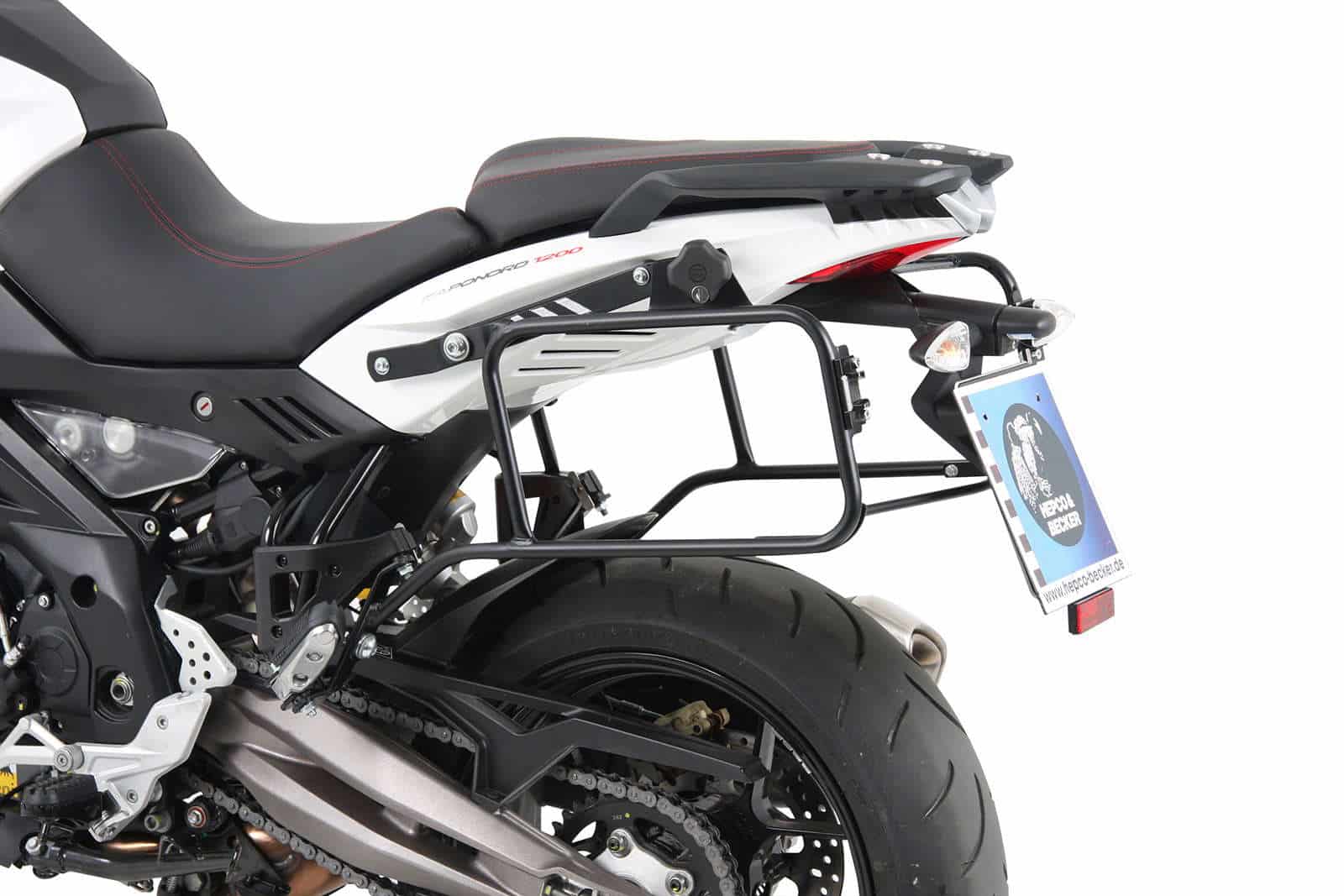 Seitenkofferträger Lock-it schwarz für Aprilia Caponord 1200 (2013-2016)