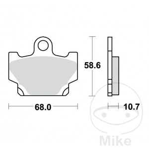 Bremsklotz Standard TRW Alternative: 7326903