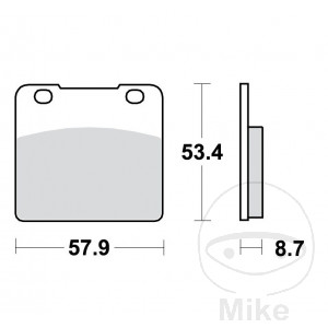 Bremsklotz Standard TRW Alternative: 7328461