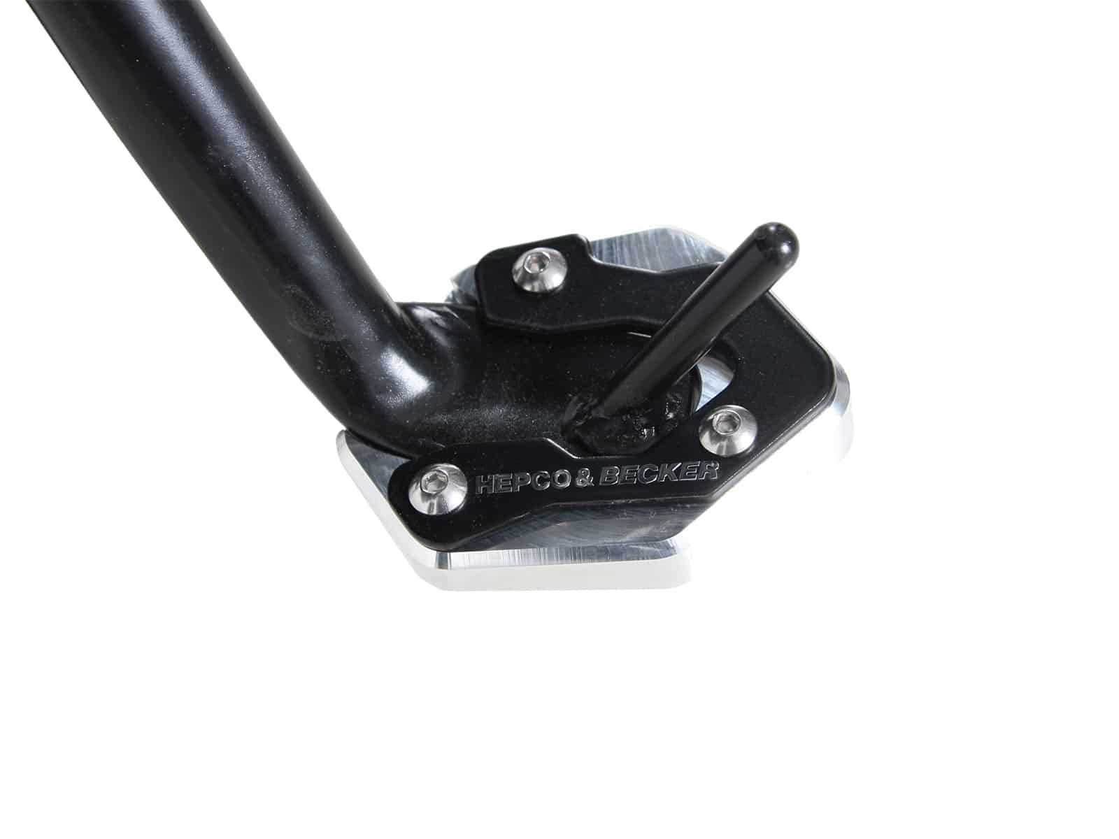 Seitenständerplatte silber/schwarz für Yamaha Tracer 7 / GT (2021-2025)