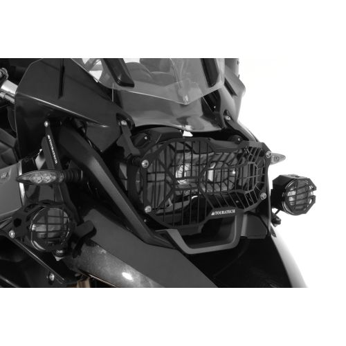 Scheinwerferschutz mit Schnellverschluss, für LED Hauptscheinwerfer, für BMW R1250GS/ Adventure, R1200GS (LC)/ Adventure (LC) *OFFROAD USE ONLY*