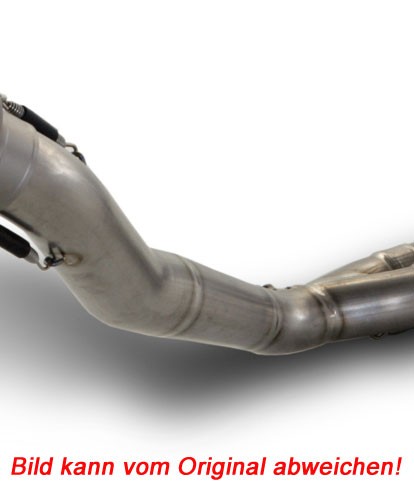 Akrapovic Zwischenrohr Evo-2- 4-2-1, Titan, (Kit-Version), 60mm Anschluss