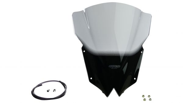 YZF R 6 - Racingscheibe "R" 2008-2016 - rauchgrau