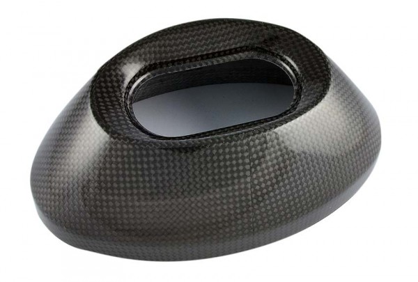 Akrapovic Endkappenset für V4A/Titan Dämpfer inkl. schwarze Edelstahl- V4A Niete