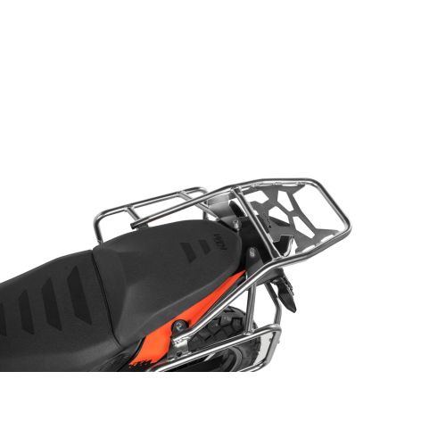 Motorrad Topcaseträger ZEGA / Gepäckbrücke, Edelstahl für KTM 390 Adventure