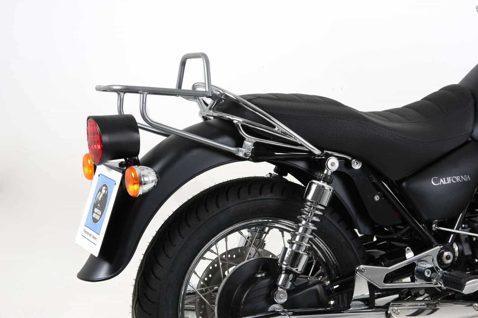 Rohrgepäckbrücke Topcaseträger chrom für Moto Guzzi California  Aquila Nera (2010-2011)